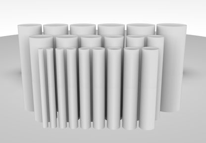 8" GFRG Column Cover - Round