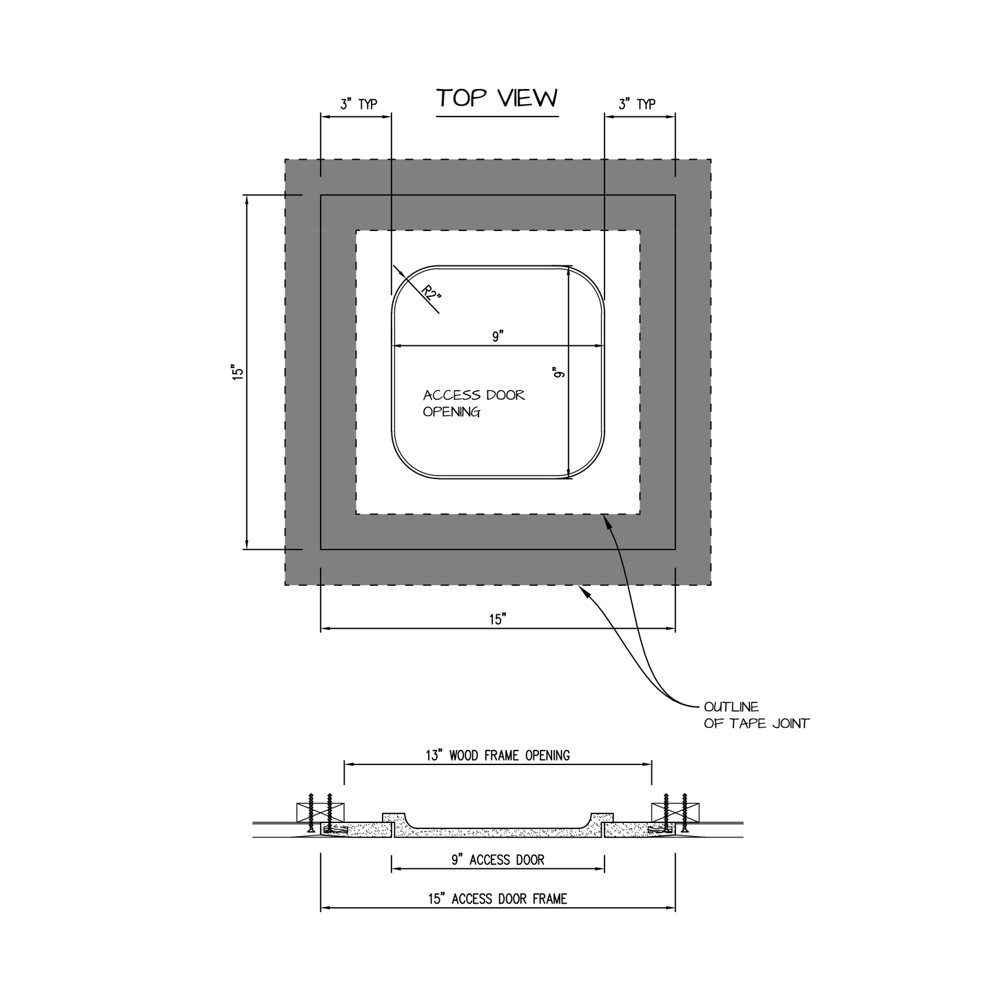 Shop drawing Pop Out GFRG Round corner 9x9