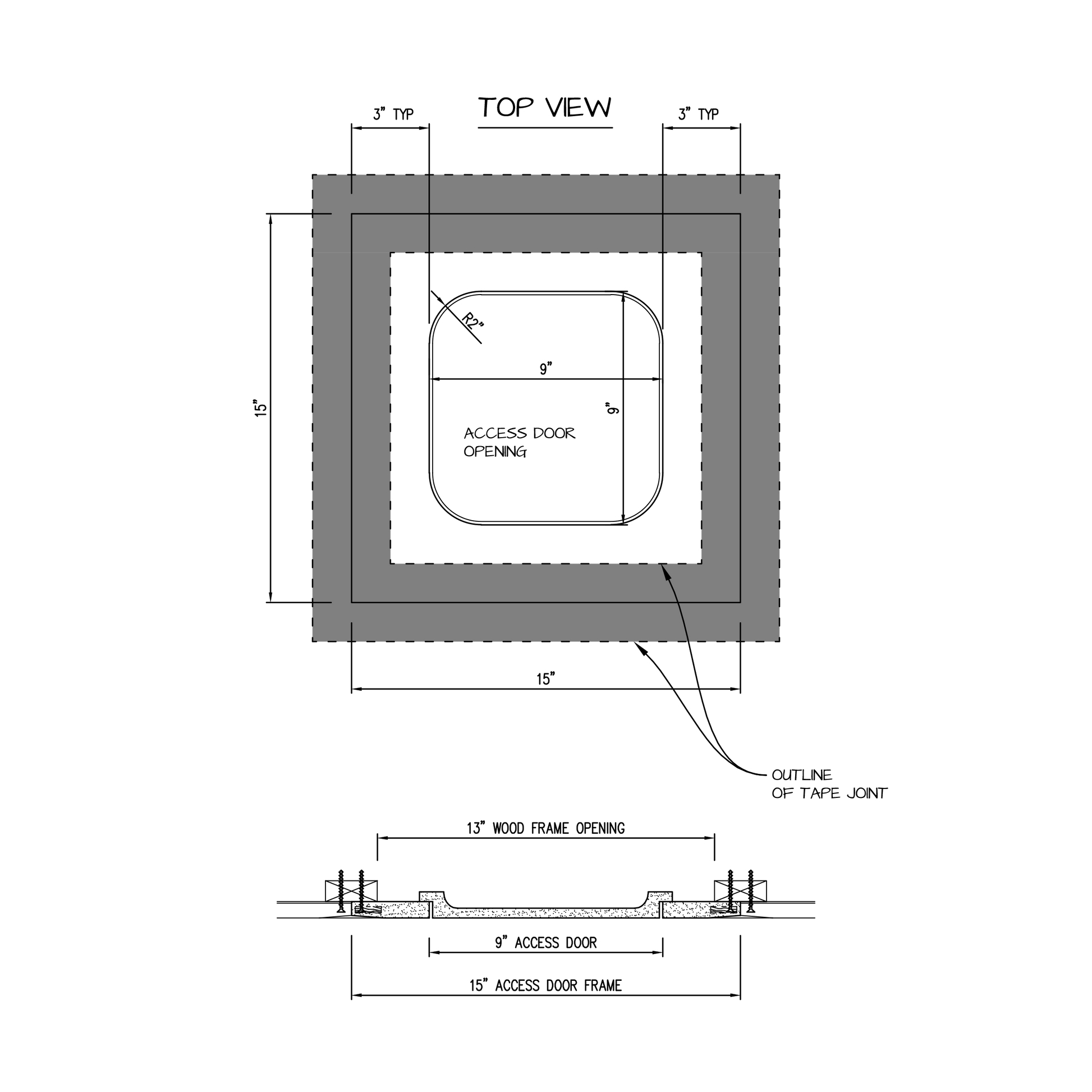 Shop drawing Pop Out GFRG Round corner 9x9