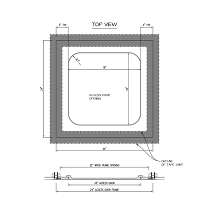 Shop drawing Pop Out GFRG Round corner 18x18