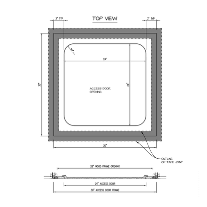 Shop drawing Pop Out GFRG Round corner 24x24