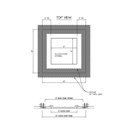 Shop drawing Pop Out GFRG Square corner 9x9