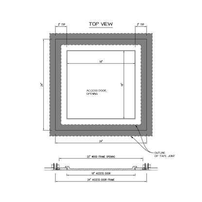 Shop drawing Pop Out GFRG Square corner 18x18