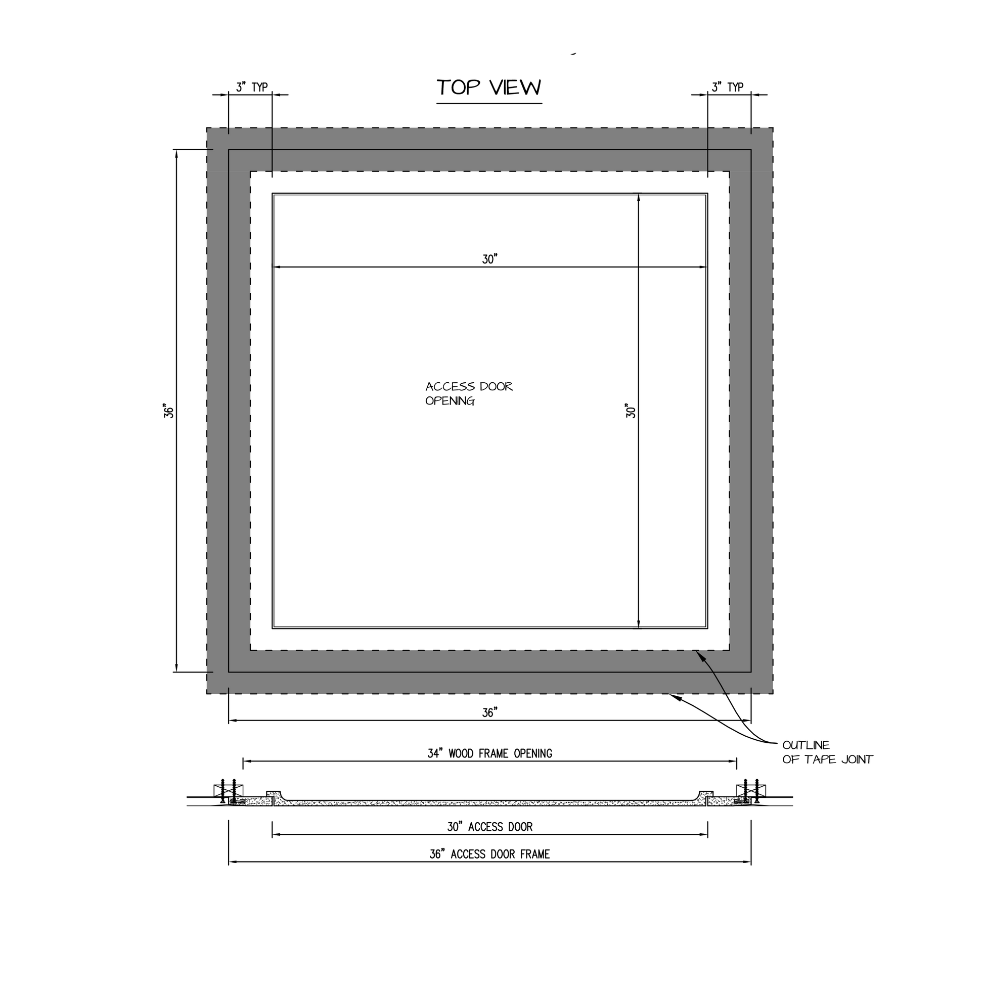 Shop drawing Pop Out GFRG Square corner 30x30