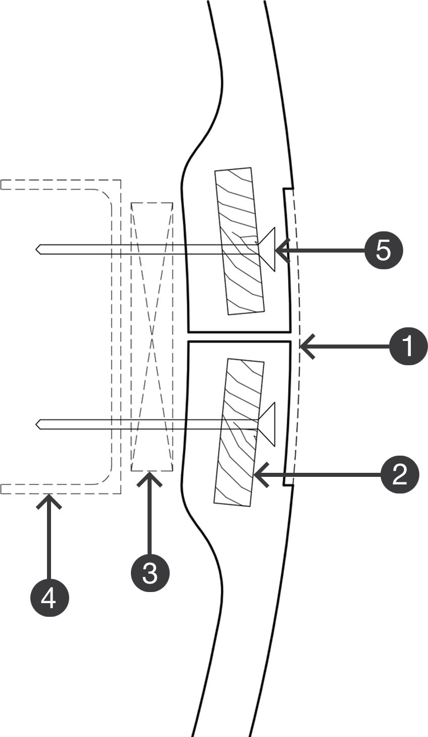 8" GFRG Column Cover - Round