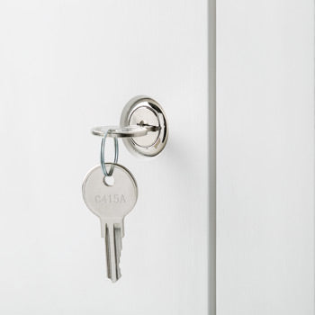 Hinged Access Panel with Keyed Latch 9"x 9" - Radius Corner