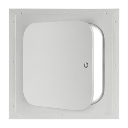 GFRG radius hinged access panel with flush mount for drywall and ceiling installations