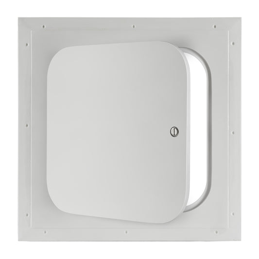 GFRG radius hinged access panel with flush mount for drywall and ceiling installations