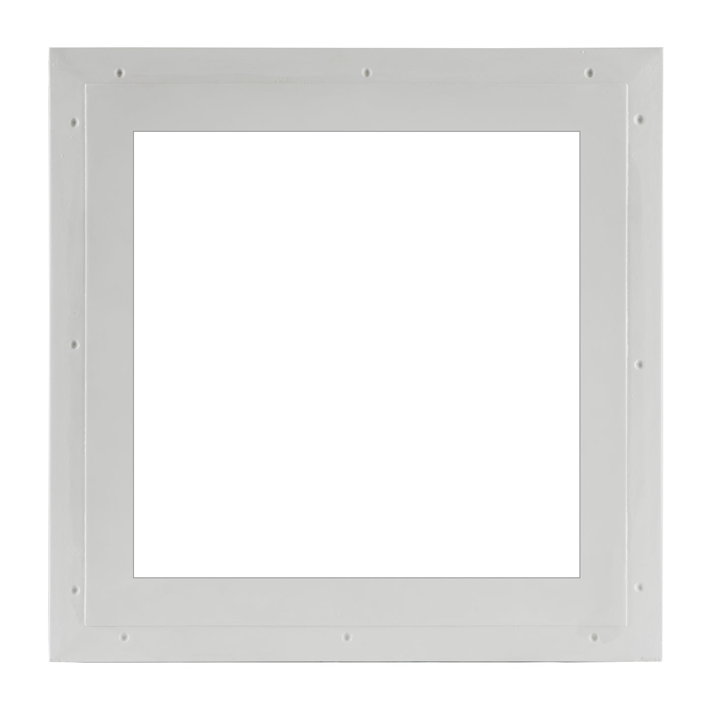 Square frame for pop-out access panels, crafted for stability and durability.